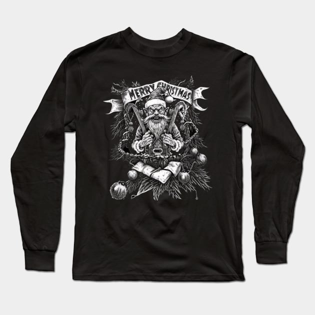 Evil Elf Christmas Long Sleeve T-Shirt by stuff101